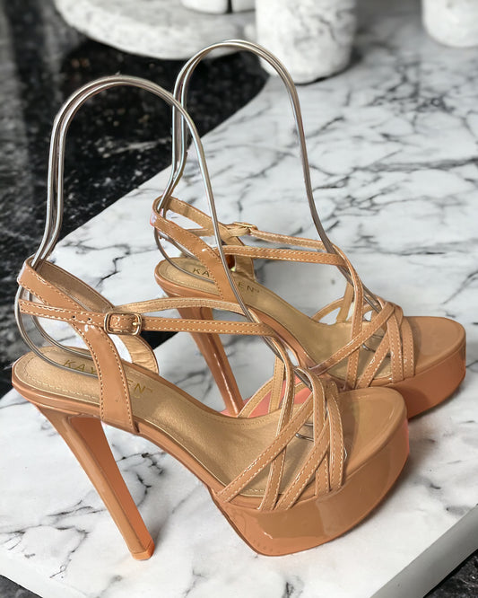 MUST HAVE PLATFORM HEELS-NUDE